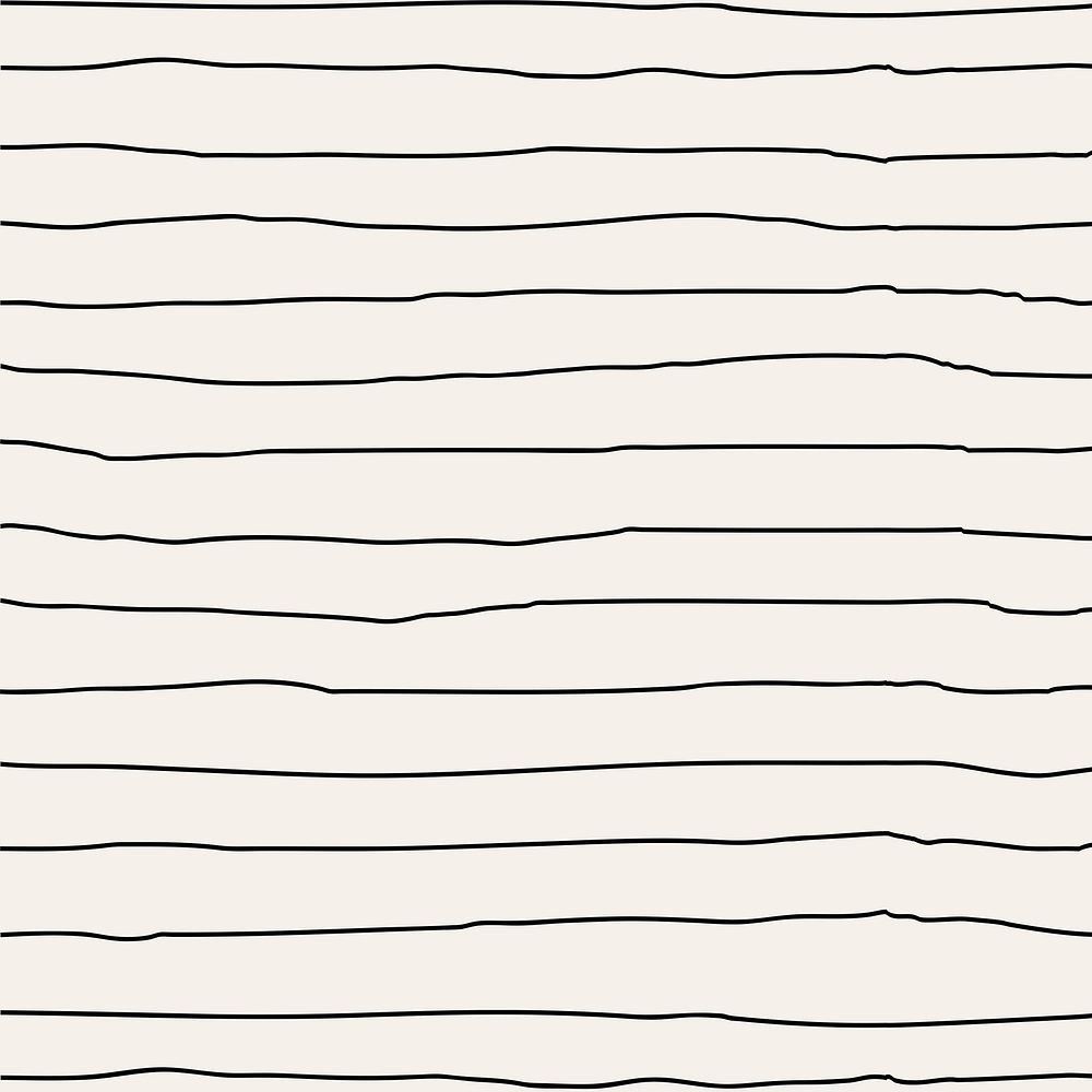 Striped pattern background, doodle psd, simple design