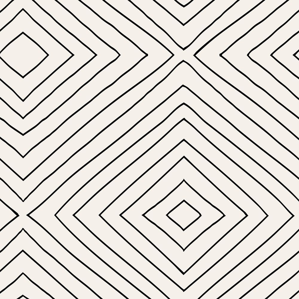 Striped pattern background, doodle psd, simple design