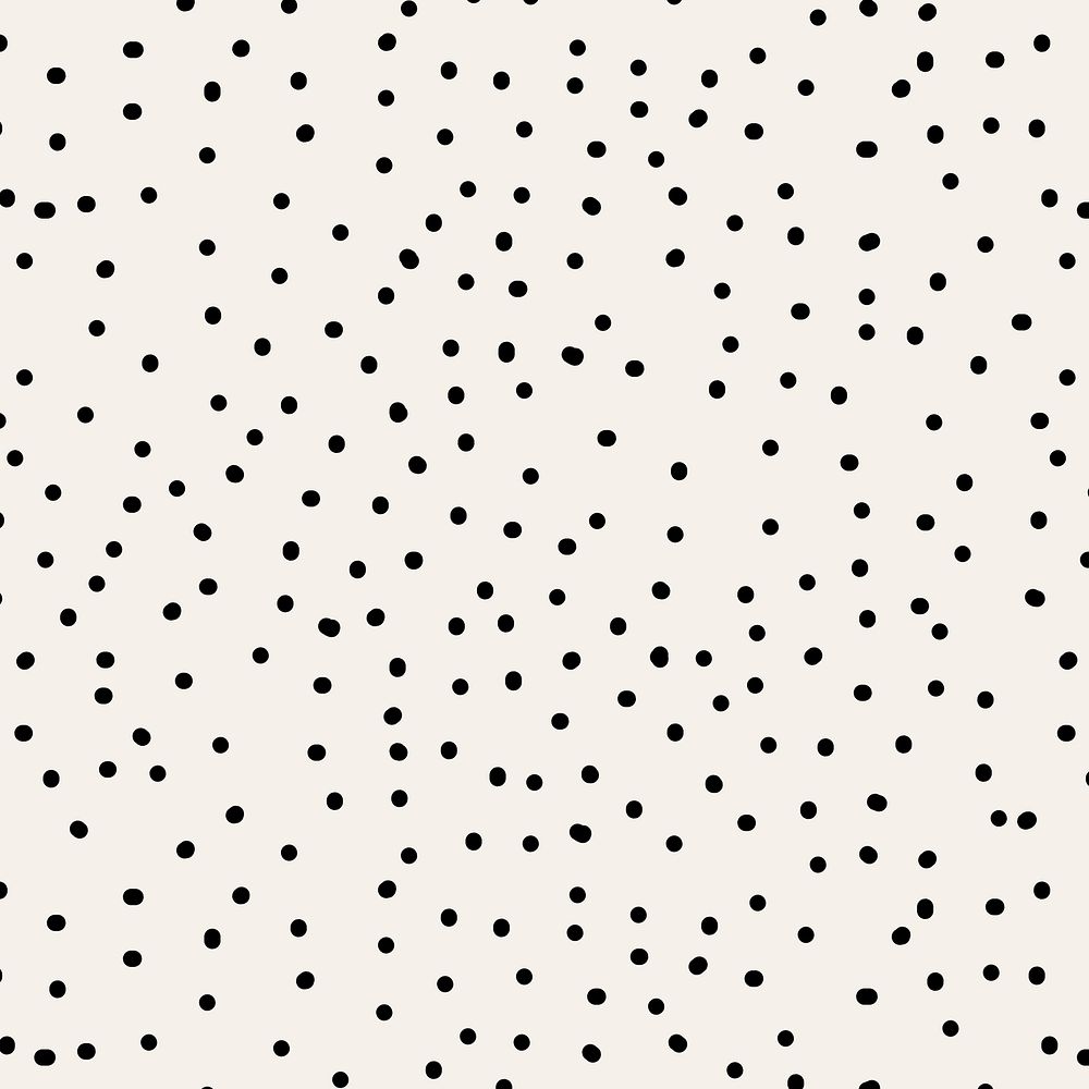 Polka dot pattern background, simple design psd