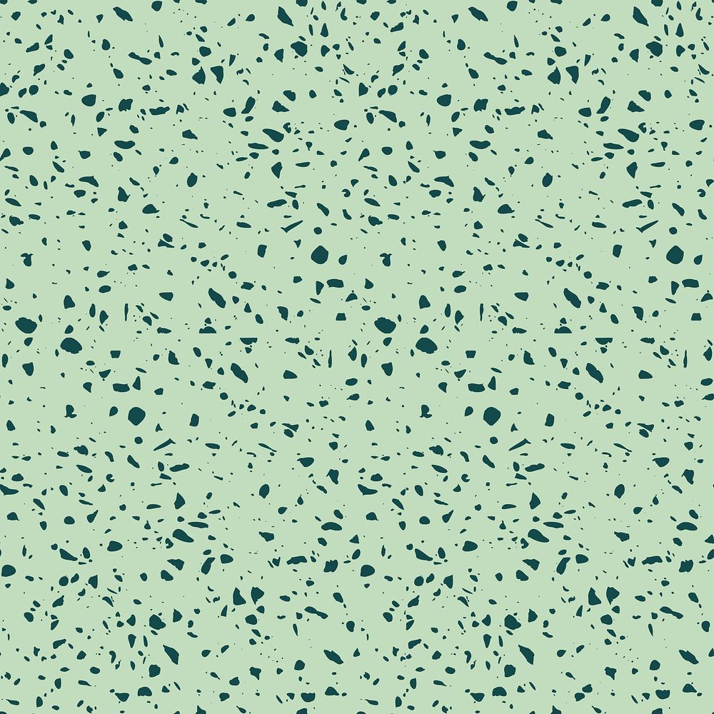 Mint green terrazzo seamless texture marble background
