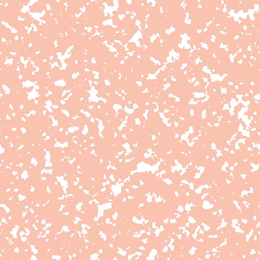 Fleck pastel terrazzo seamless pattern texture marble pattern background in orange tone psd