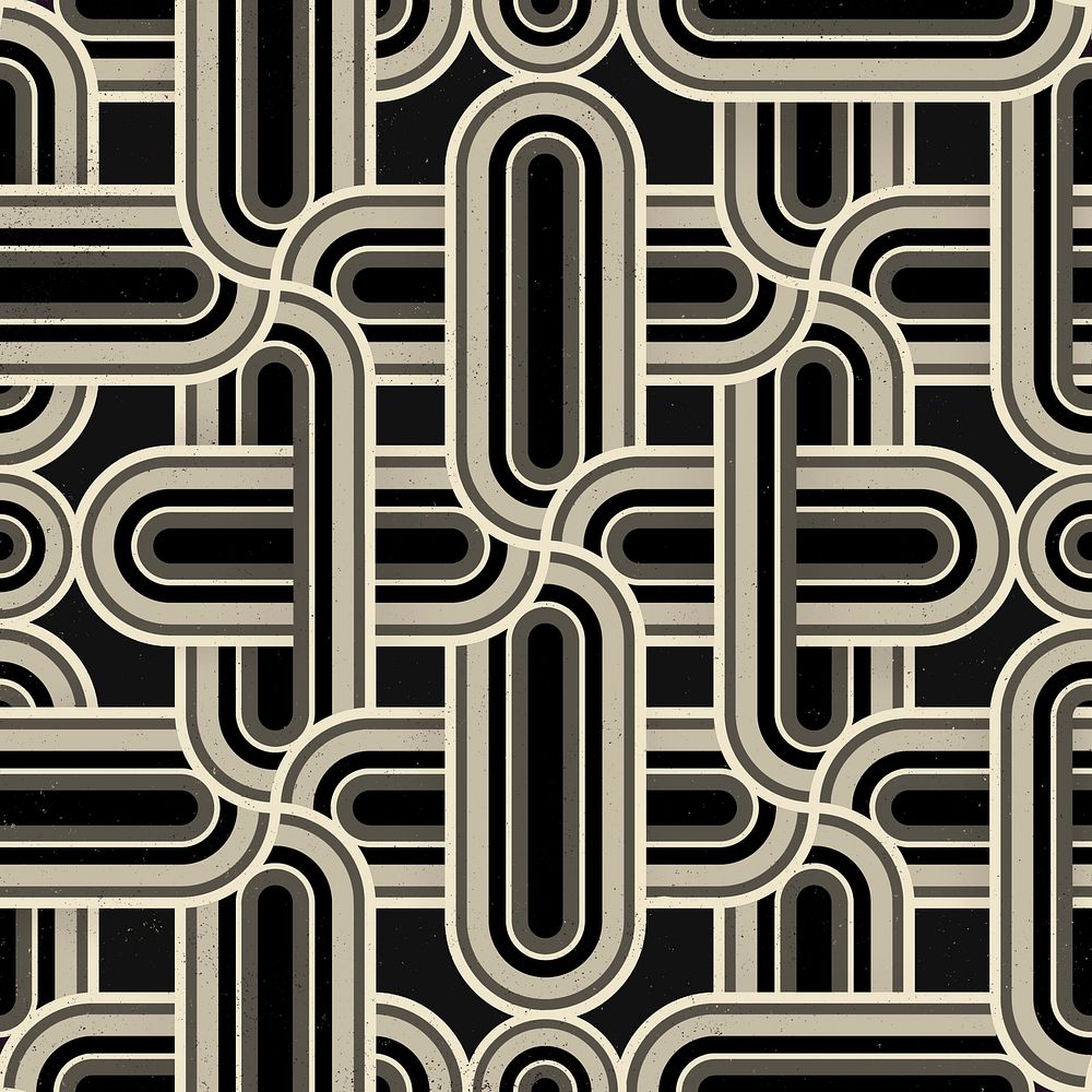 Retro geometric pattern background, interlaced graphic design psd