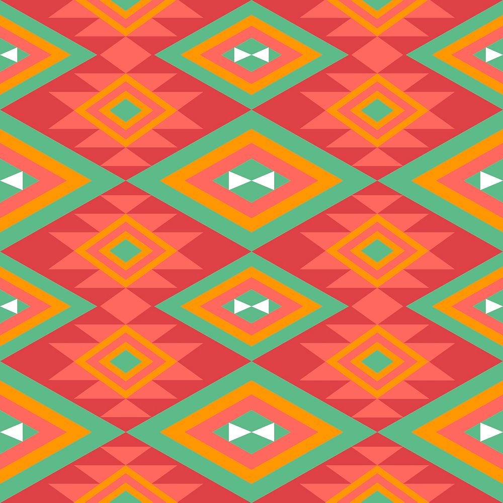 Tribal Mexican seamless pattern background psd