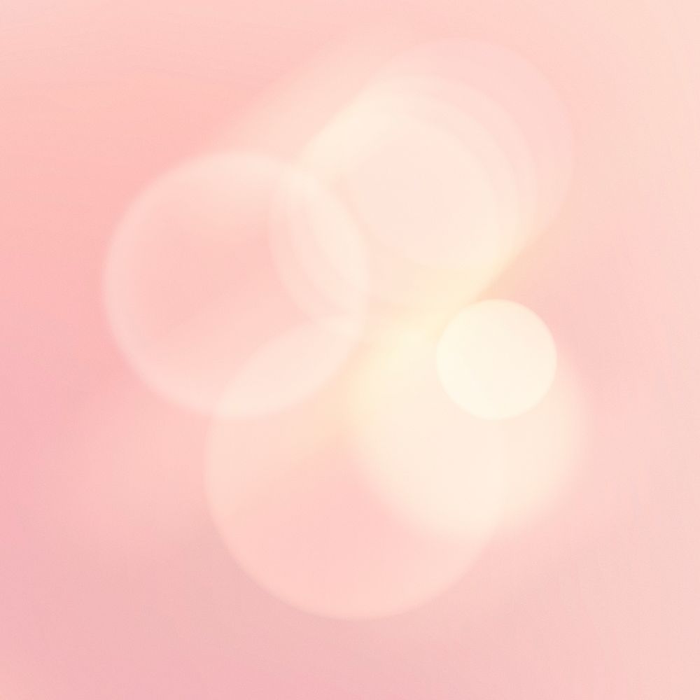 Pastel pink bokeh background for social media post, aesthetic design psd