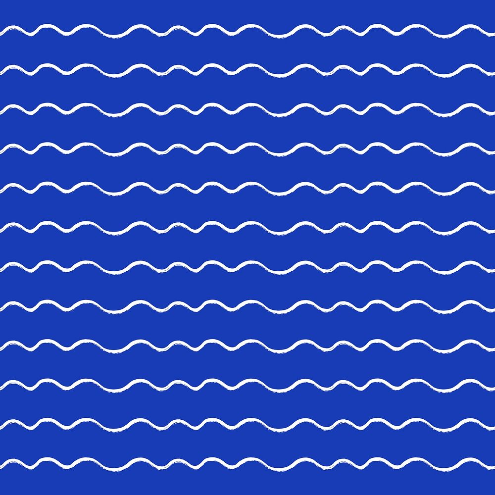 Cute wave seamless pattern background brush design psd