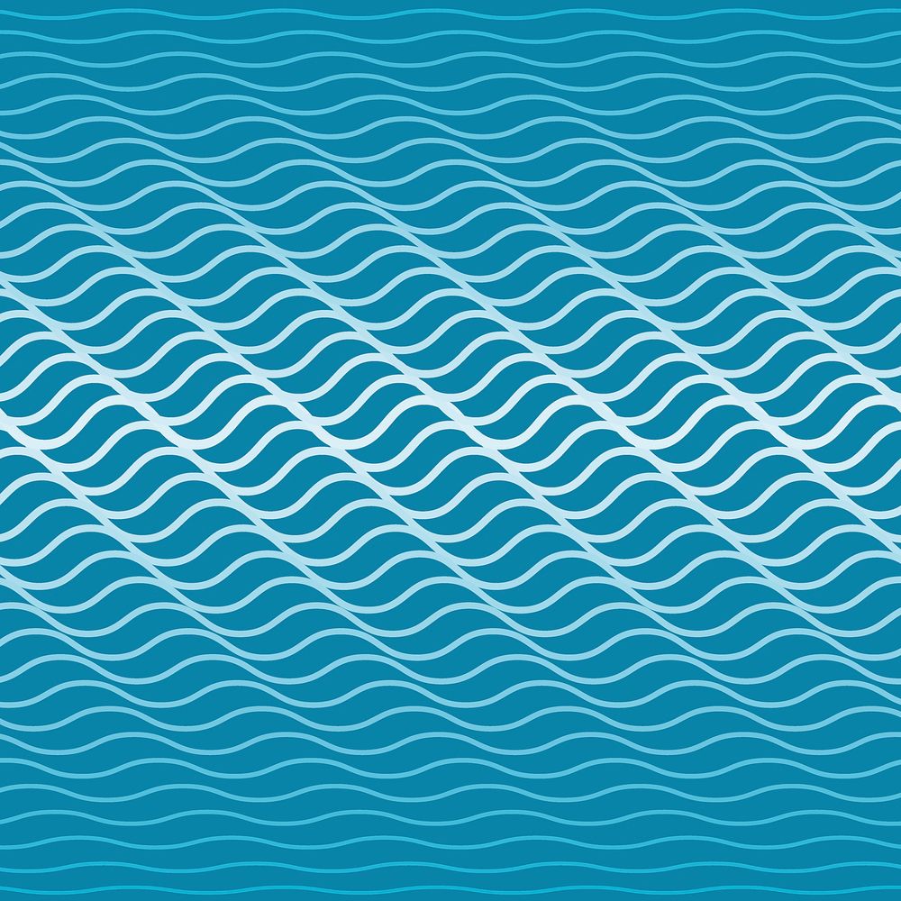 Seamless wave pattern background vector