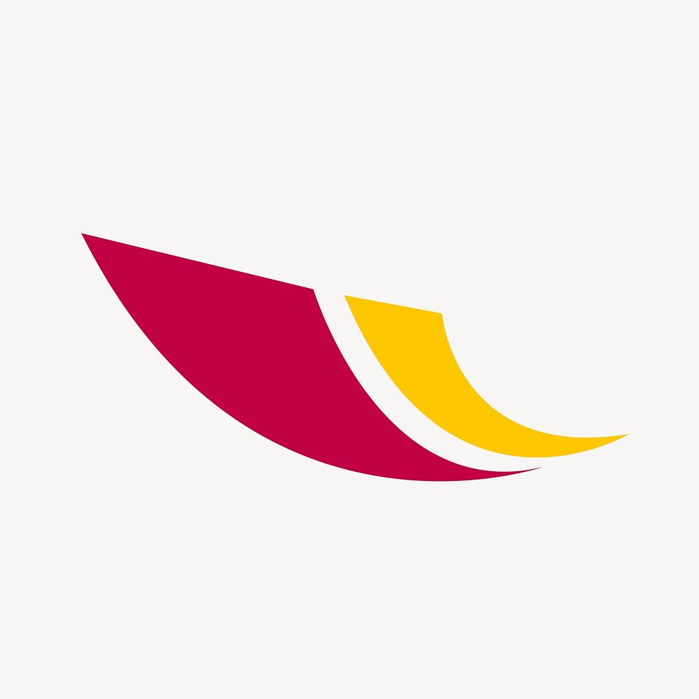 Abstract business logo element, modern design psd