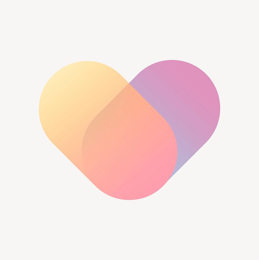 Abstract badge, modern gradient design for business