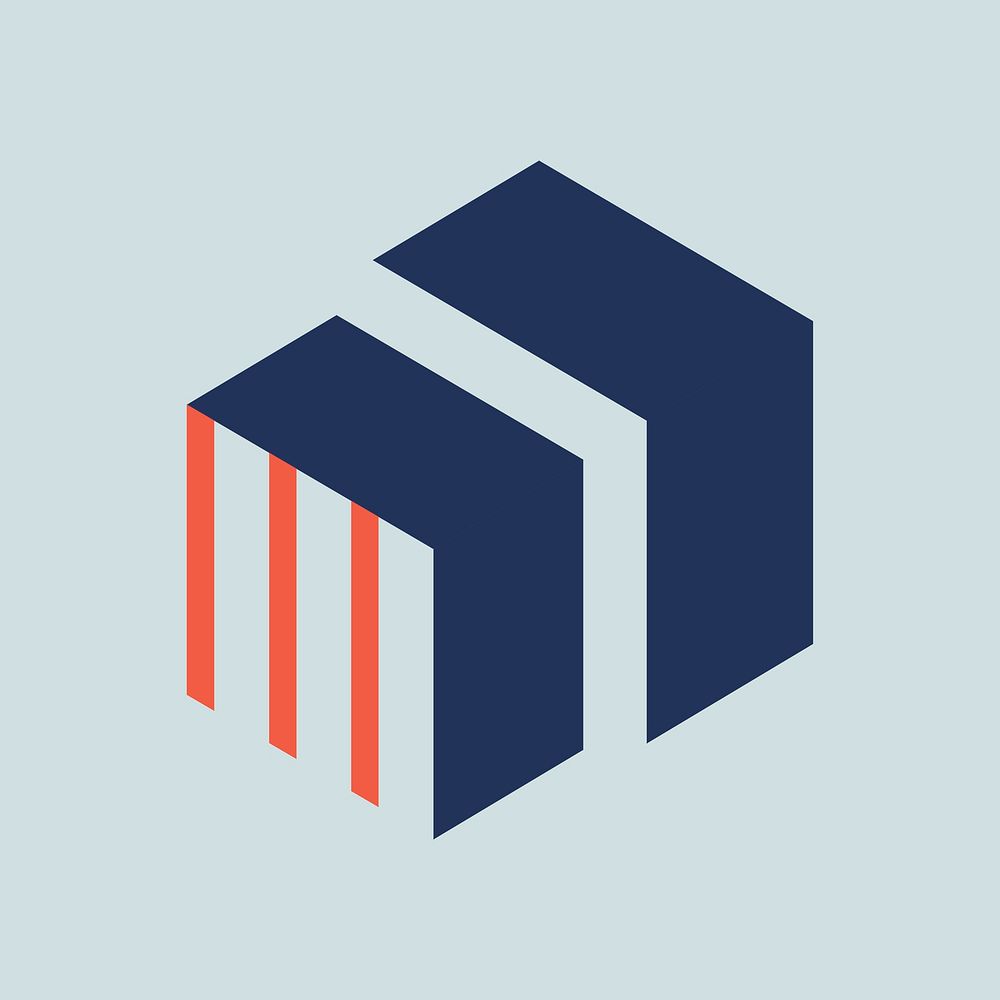Business logo element, modern design psd