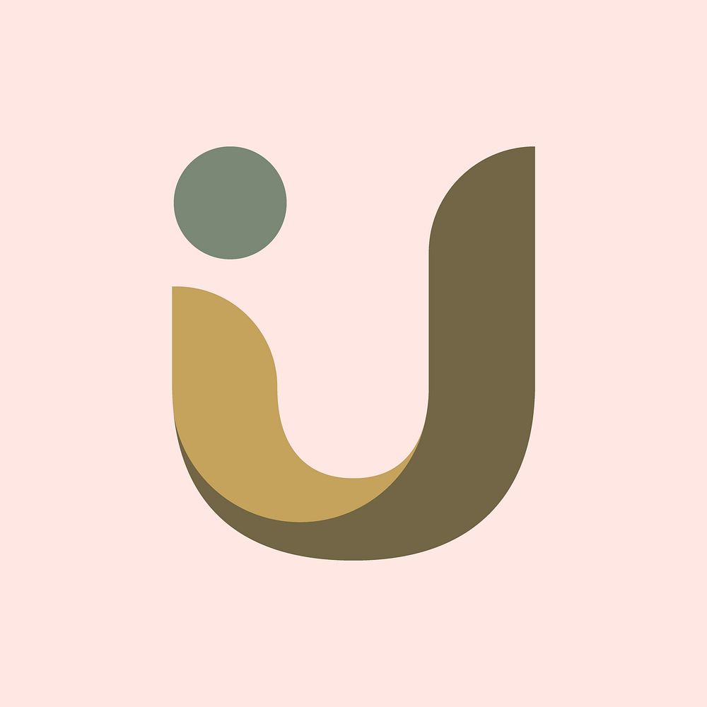 Abstract business logo element, modern design vector