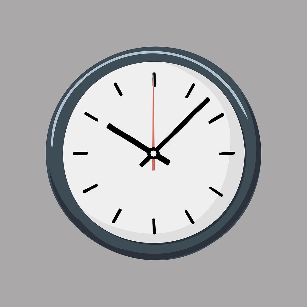 Clock clipart, business, time pressure concept