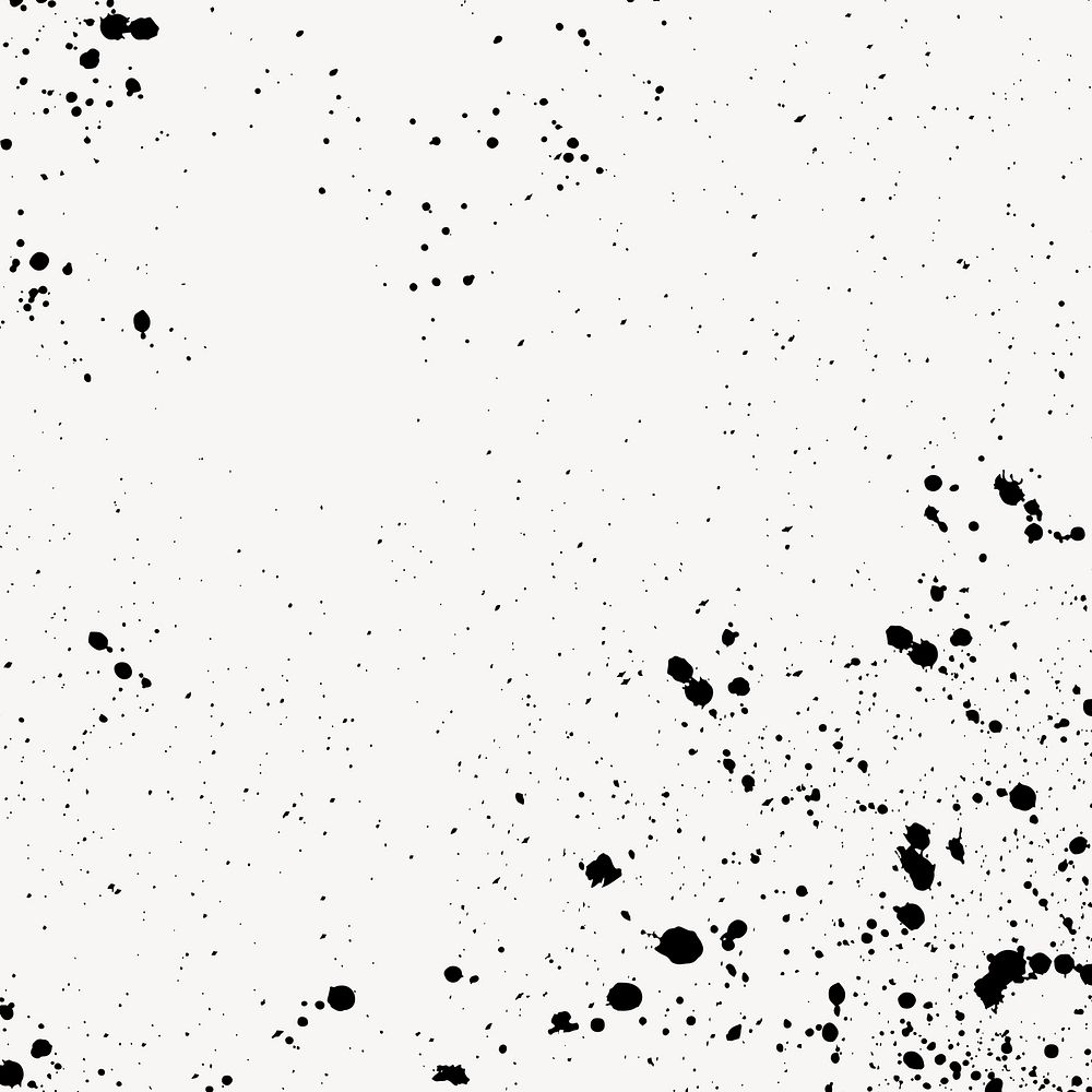 Ink splatter texture abstract background, social media post vector