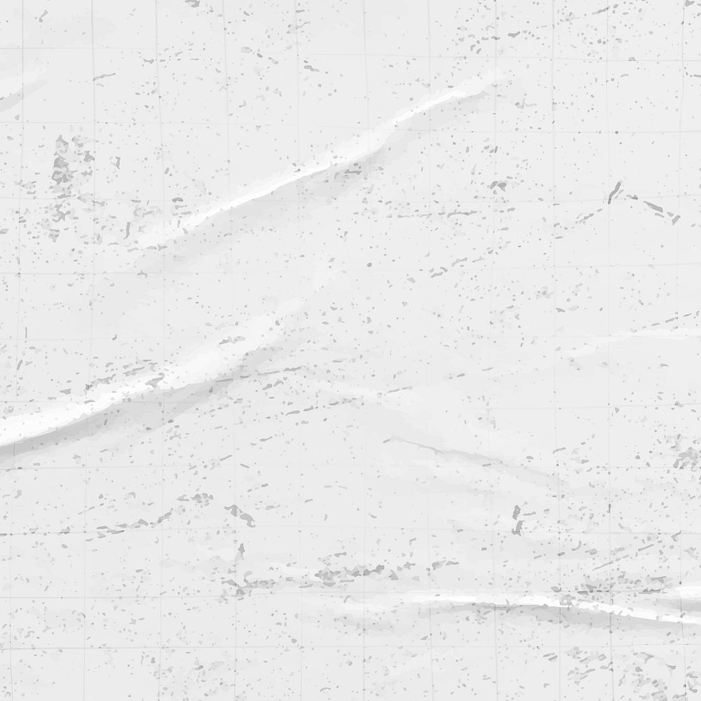 White grunge textured background, abstract design, social media post vector