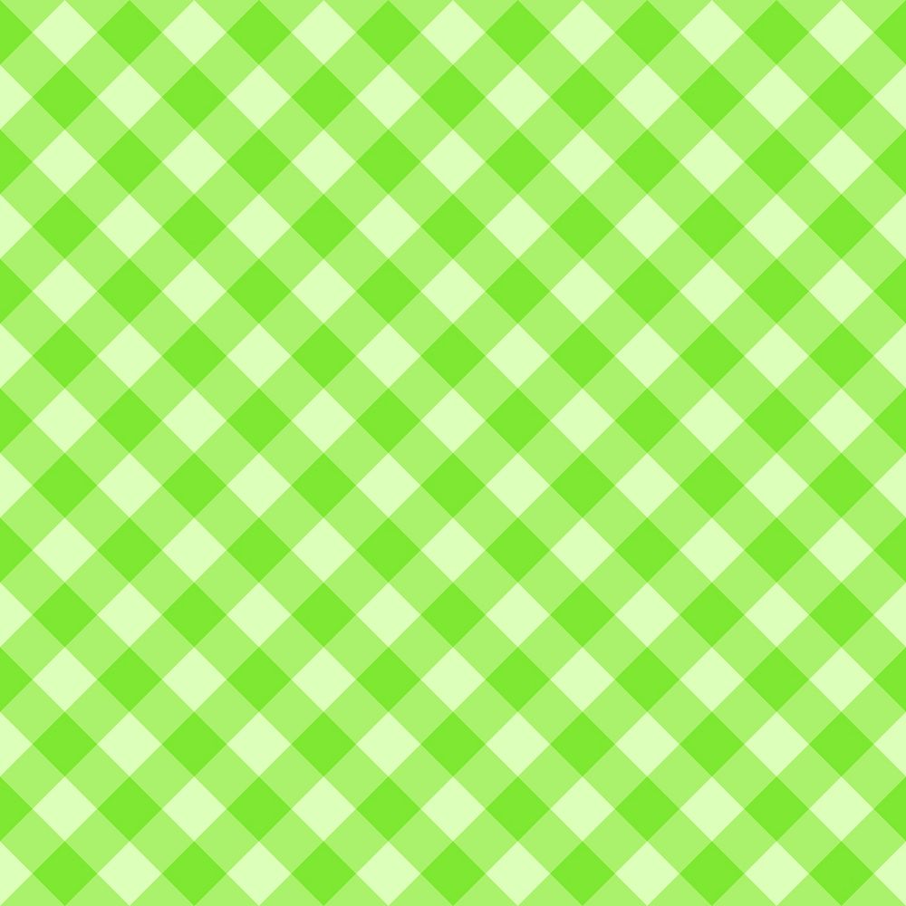 Green plaid pattern background, colourful simple design vector