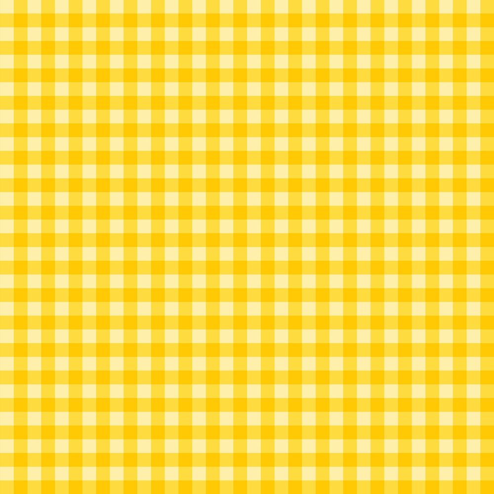 Yellow plaid pattern background, colourful simple design