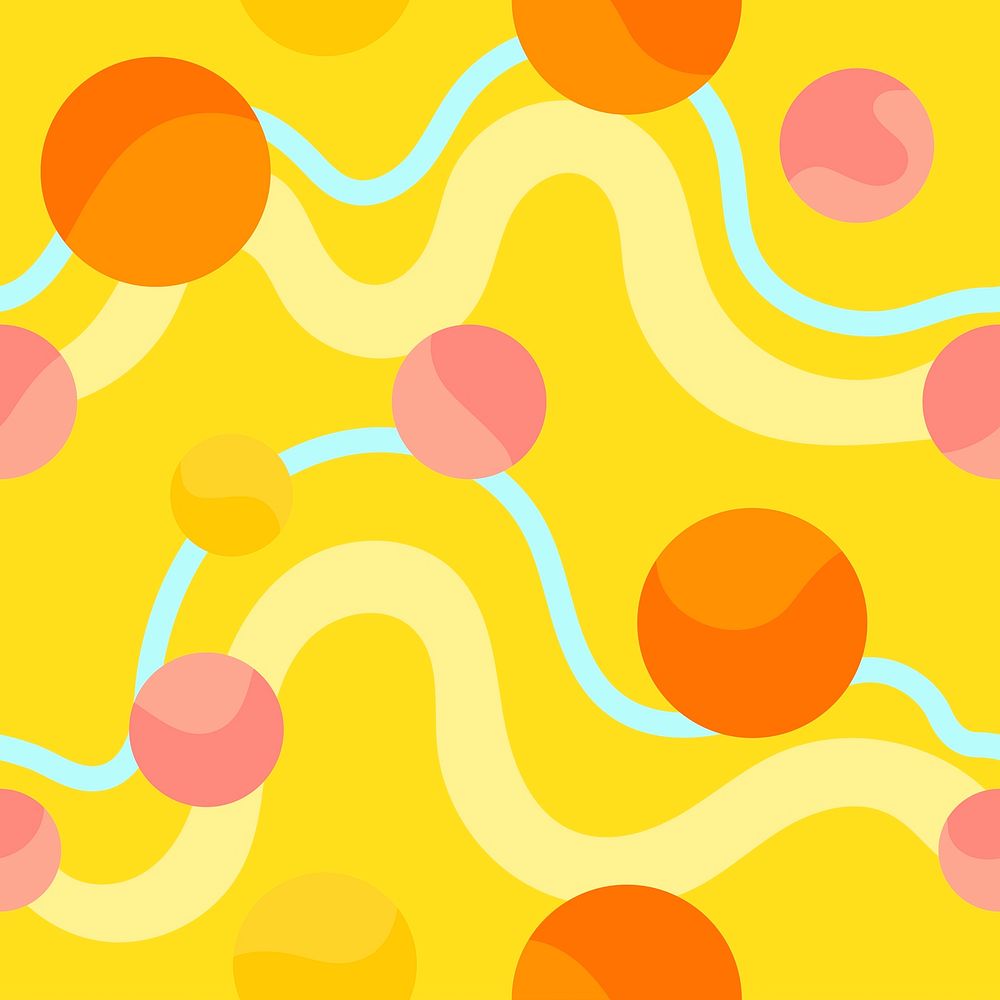 Geometric wave pattern background, yellow abstract design