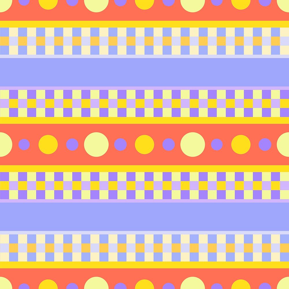 Purple tribal background, geometric pattern design vector