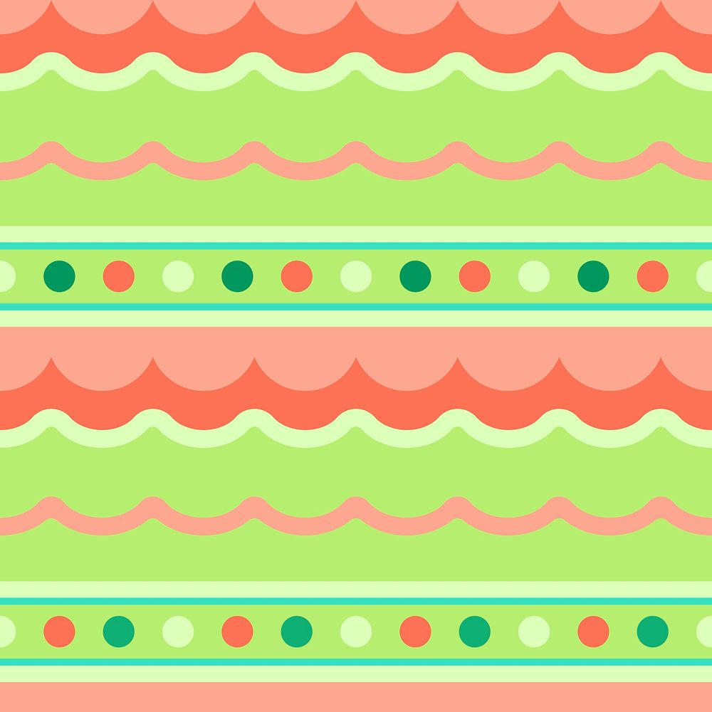 Green Christmas background, cute pattern design psd