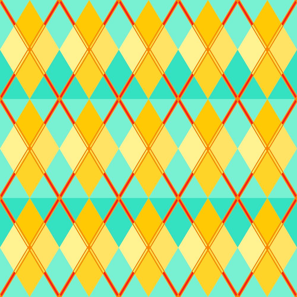 Rhombus pattern background, abstract yellow design psd