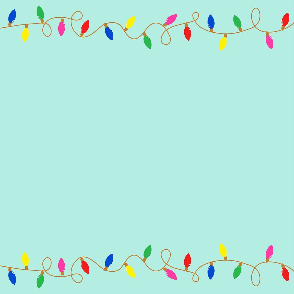 Cute colorful party decoration frame background, psd
