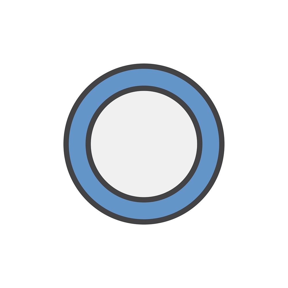 Illustration of a blue ring