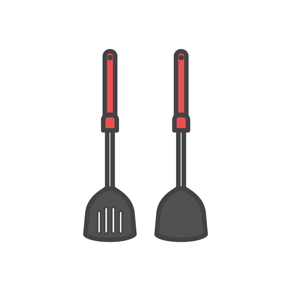 Illustration of spatulas