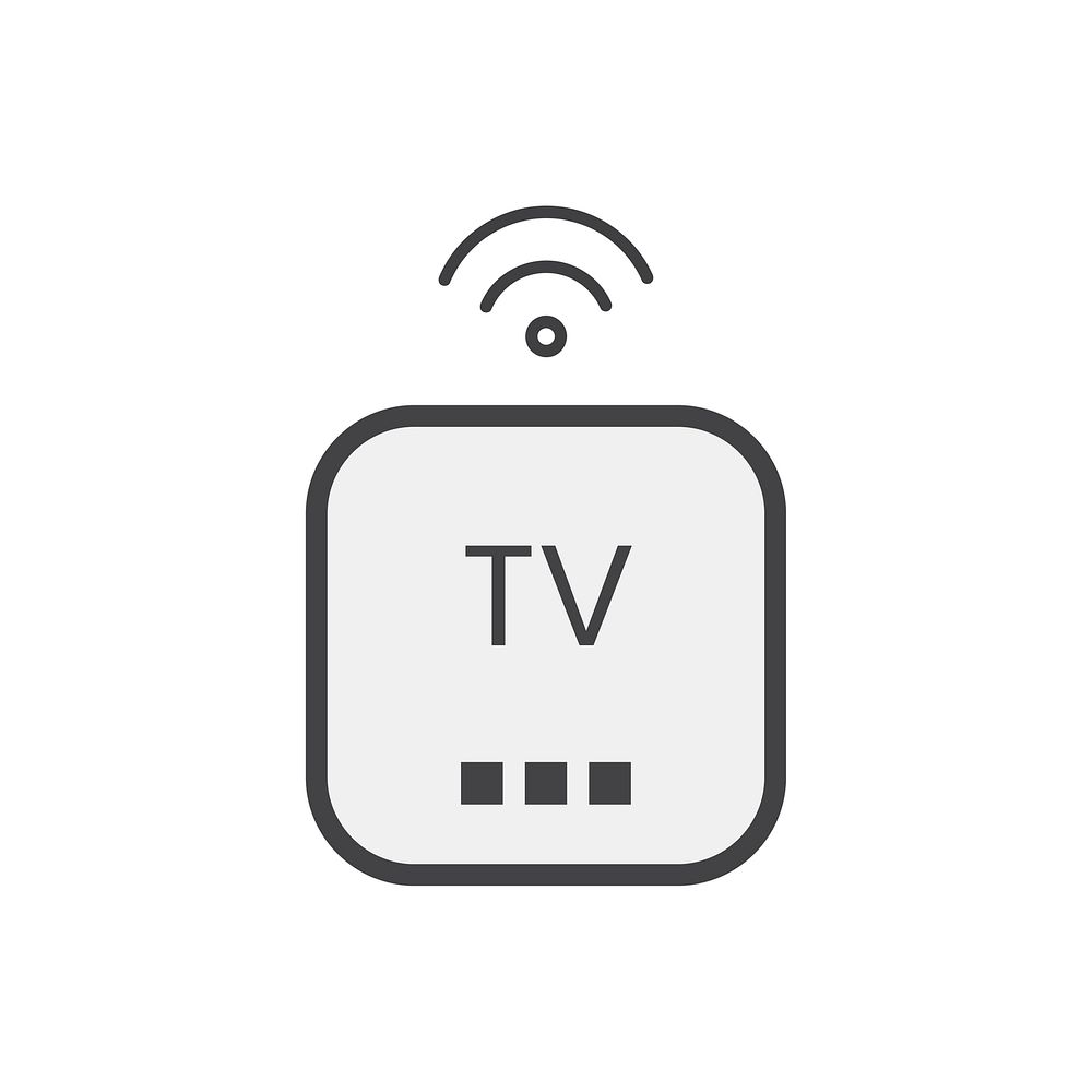 Illustration of a tv connection device