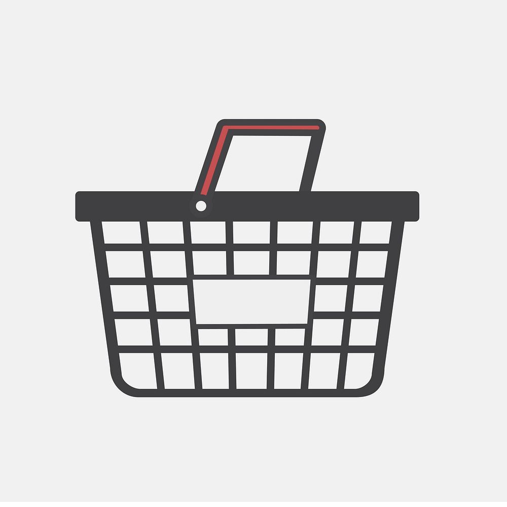 Illustration of online shopping icon