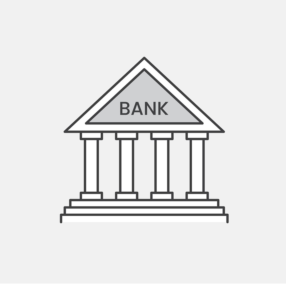Illustration of bank icon