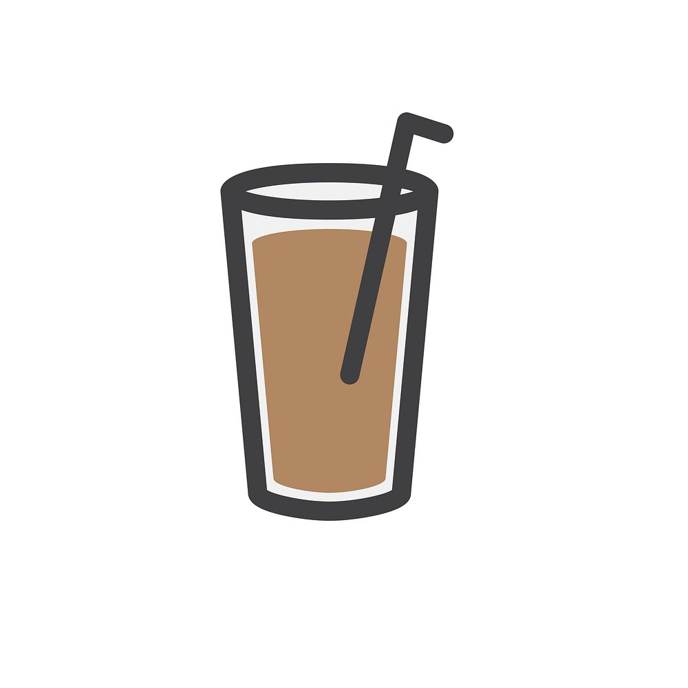 Illustration of cold drink icon
