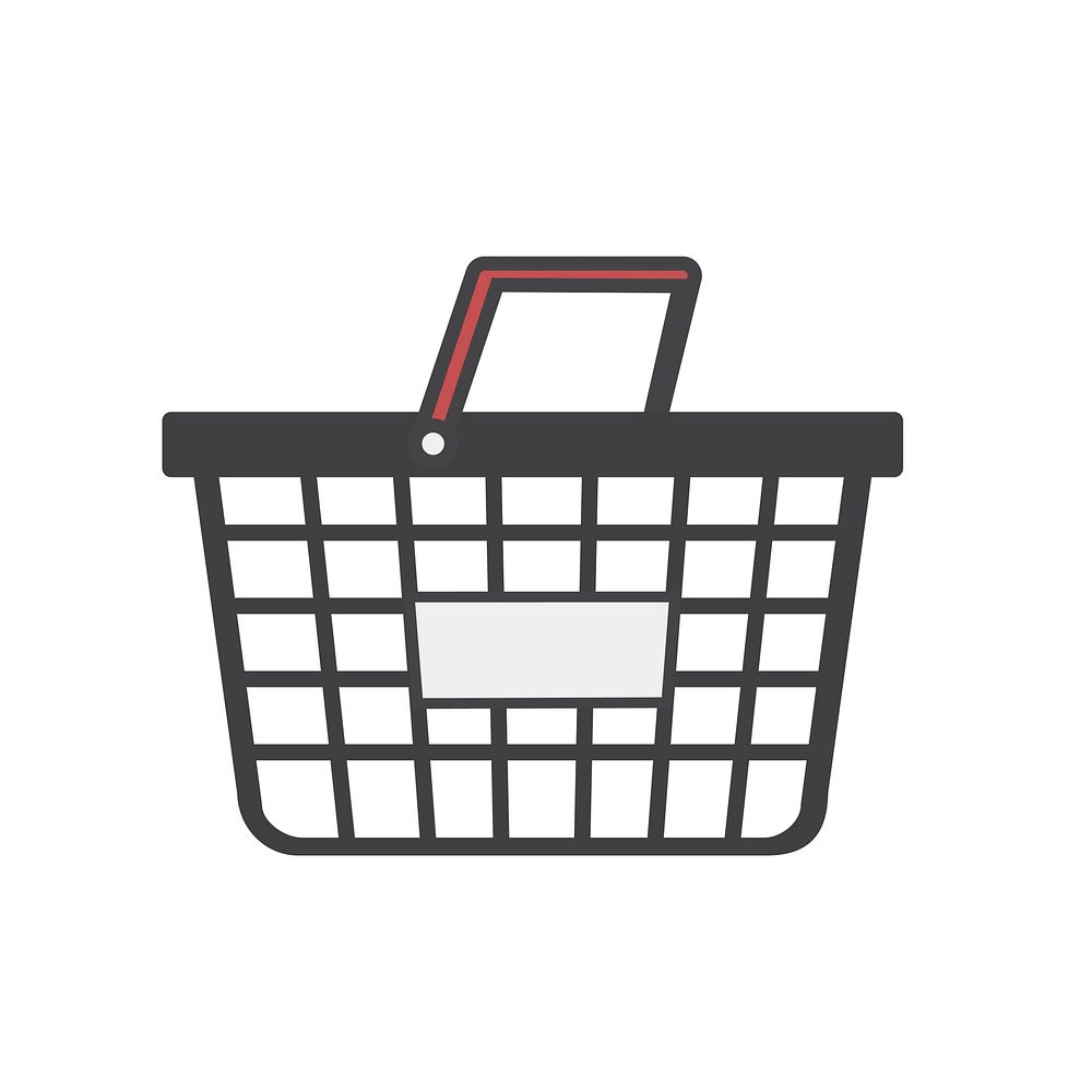 Illustration of online shopping icon