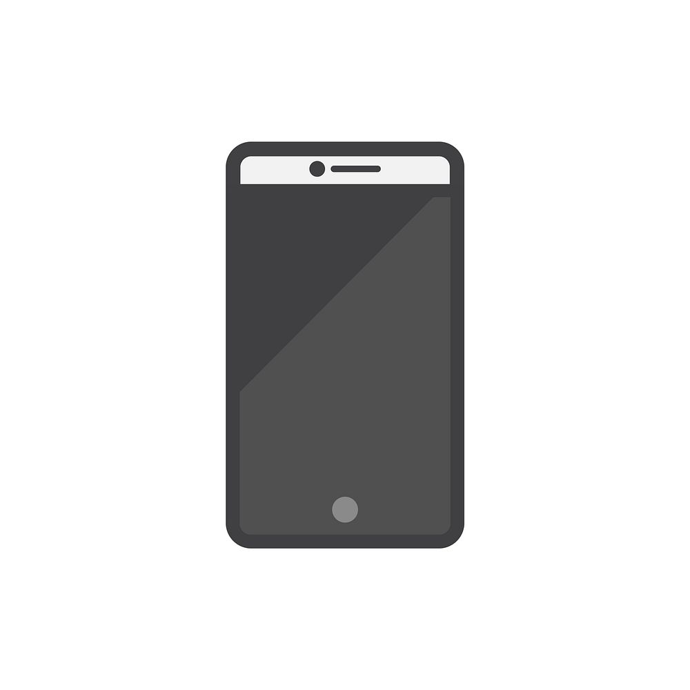 Illustration of mobile phone icon
