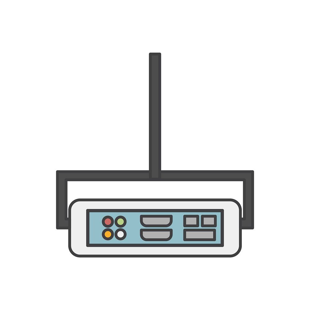 Illustration of projector icon