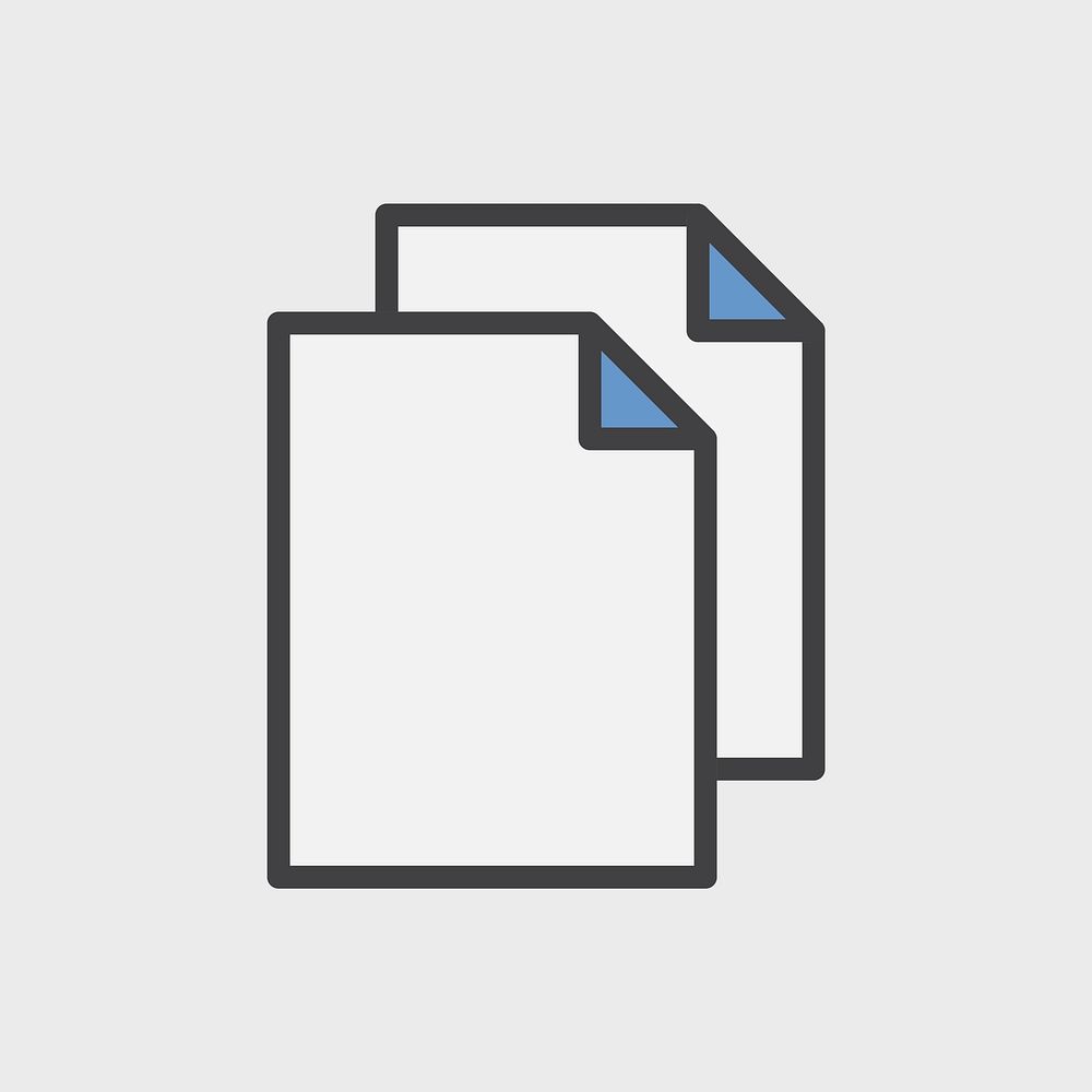 Illustration of document icon
