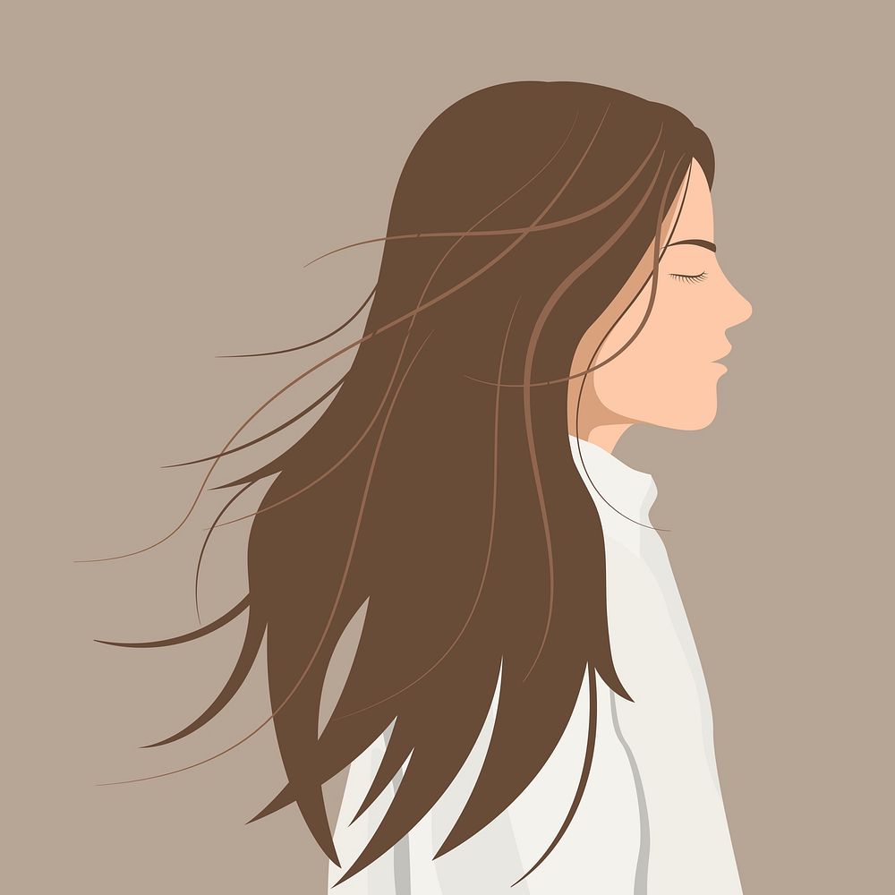 Self care background, feminine illustration design