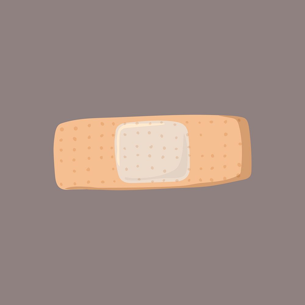 Bandage clipart, healing plaster design 
