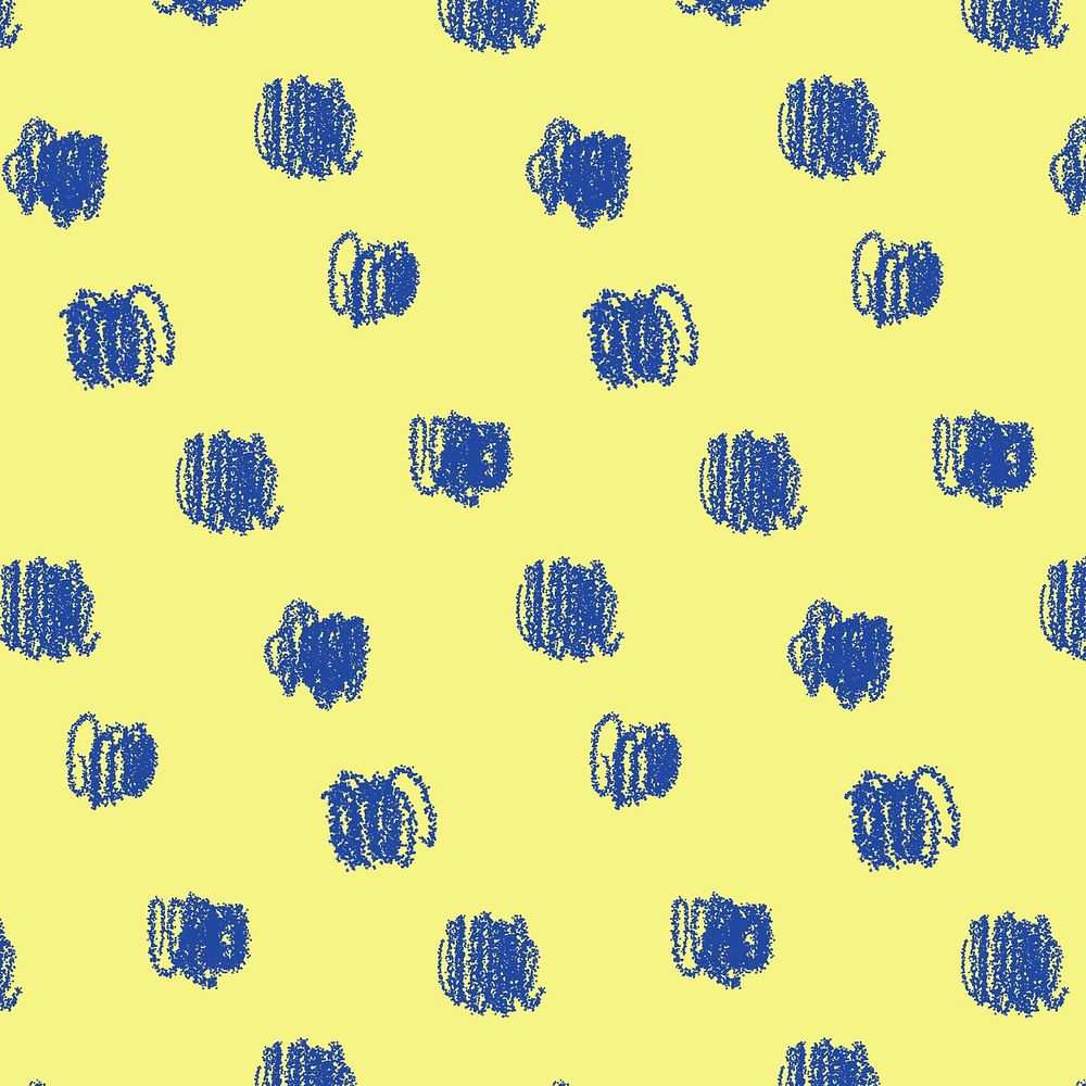 Scratchy crayon line seamless pattern background vector