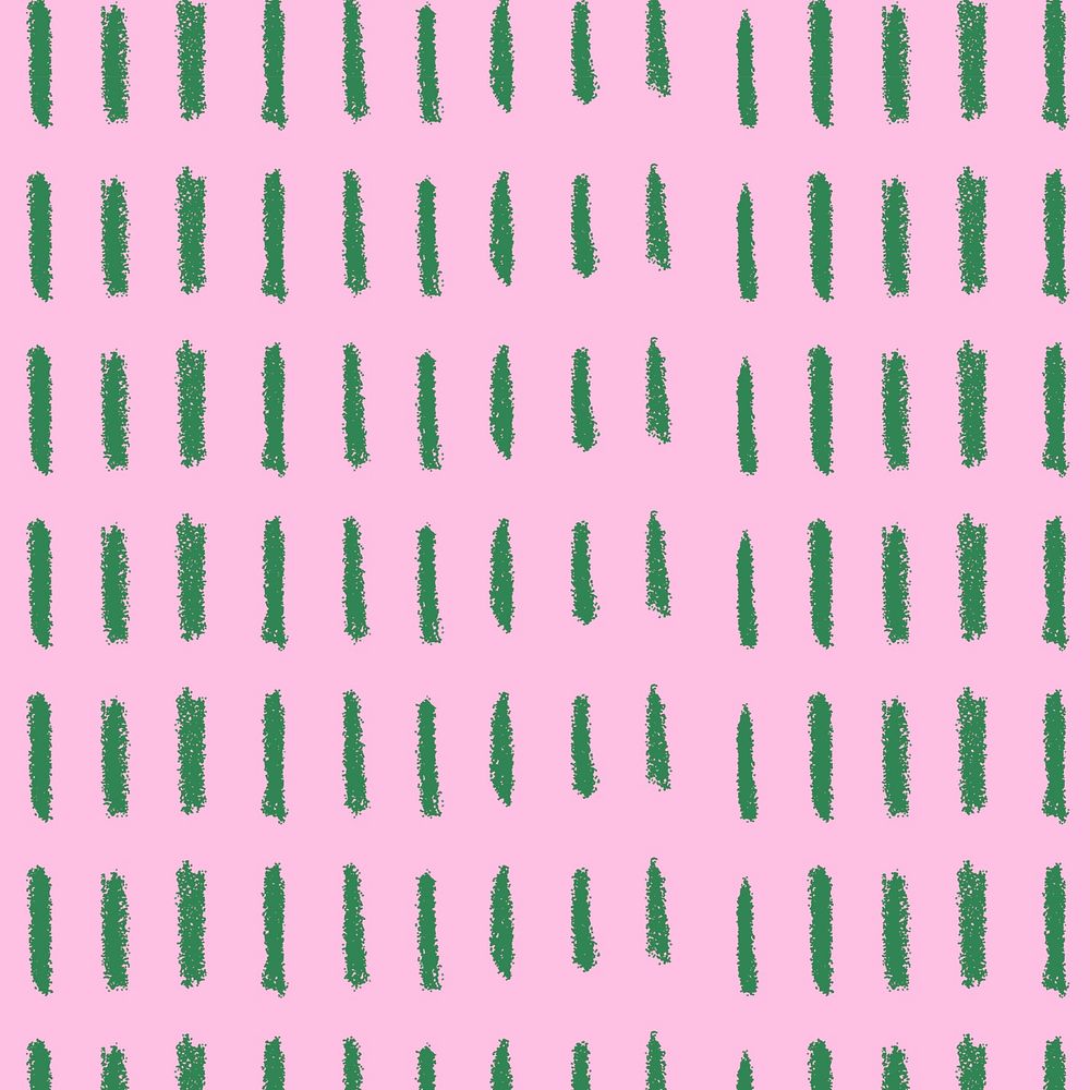 Streak crayon seamless pattern, green design vector