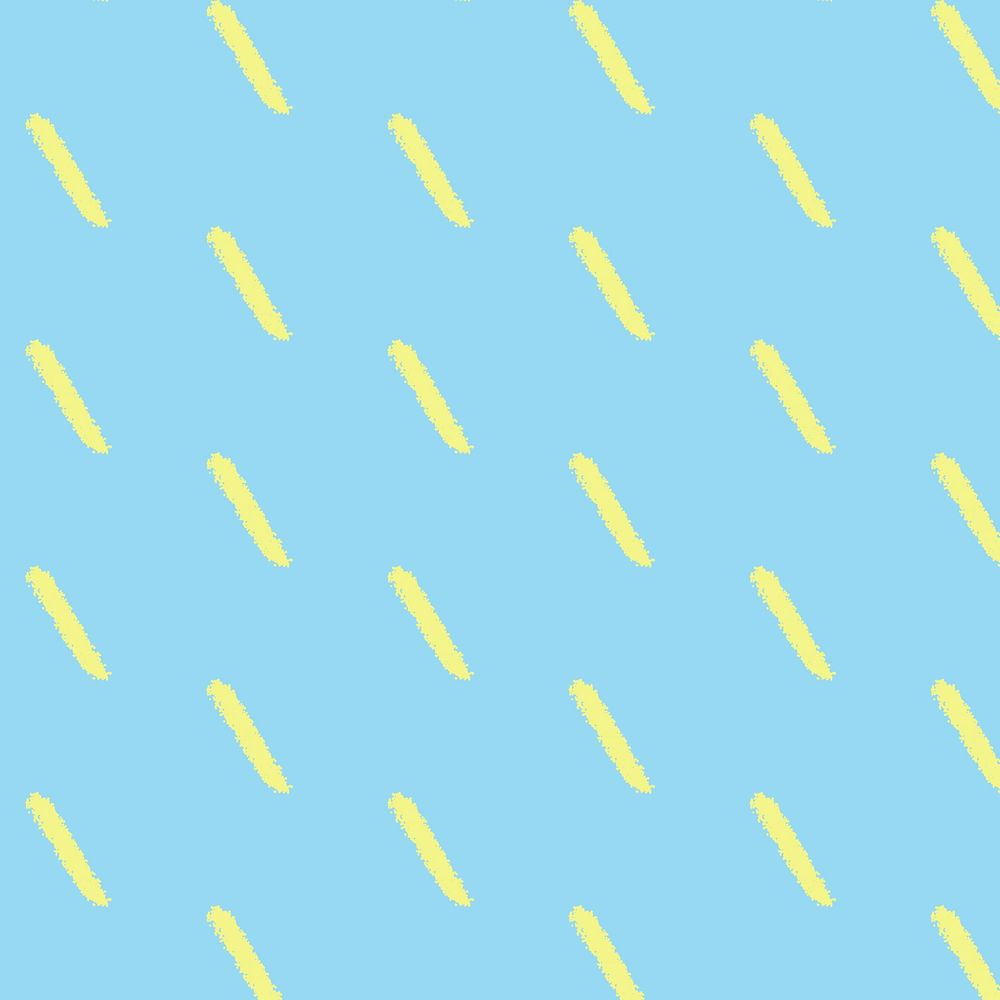 Yellow brush stroke pattern, blue background