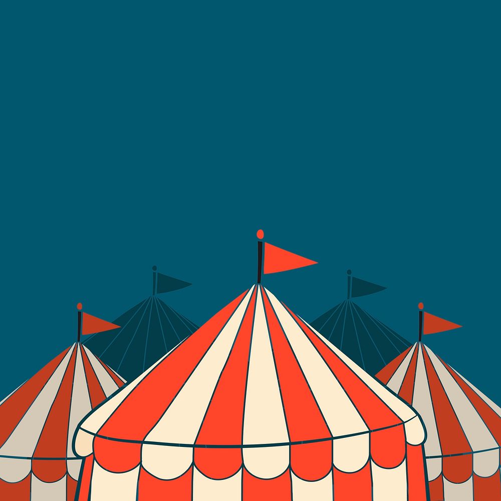 Circus tent background, vintage design