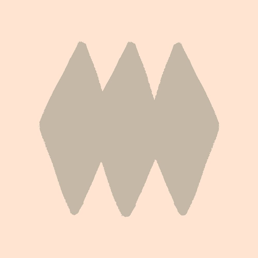 Overlapped rhombus sticker, geometric shape psd