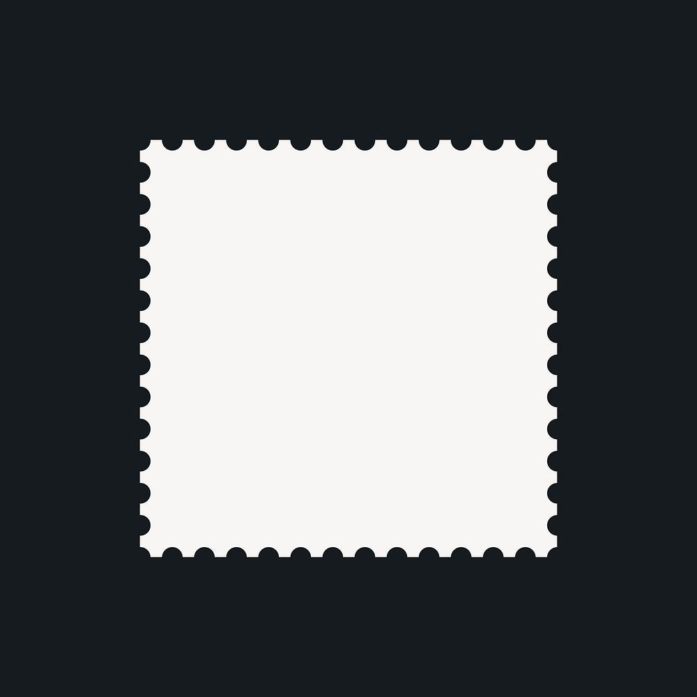 White pointed square element, simple abstract shape design psd