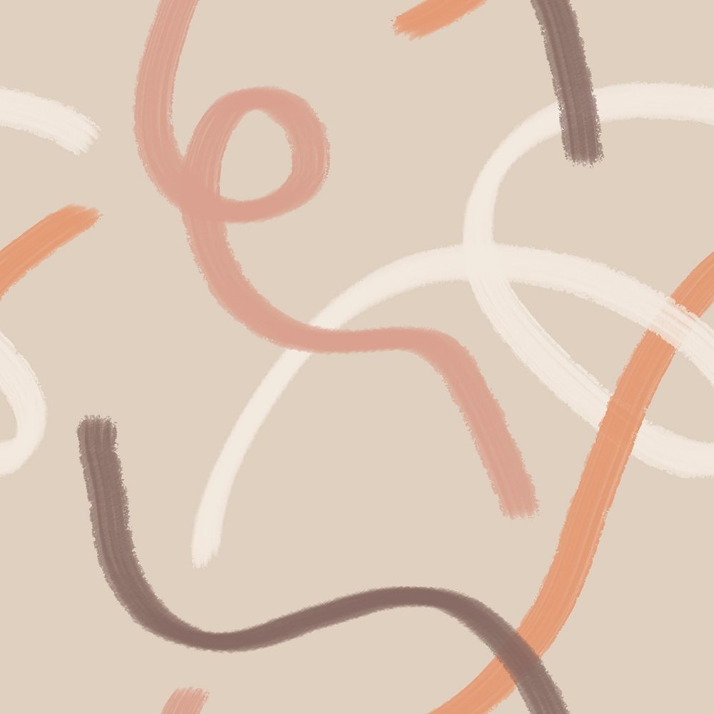 Scribble seamless pattern background, brush strokes design