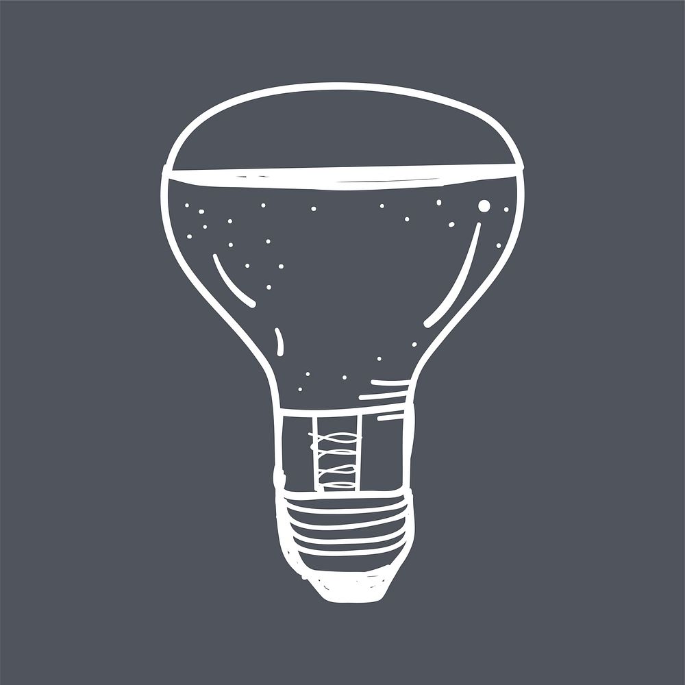 Vector of a lightbulb