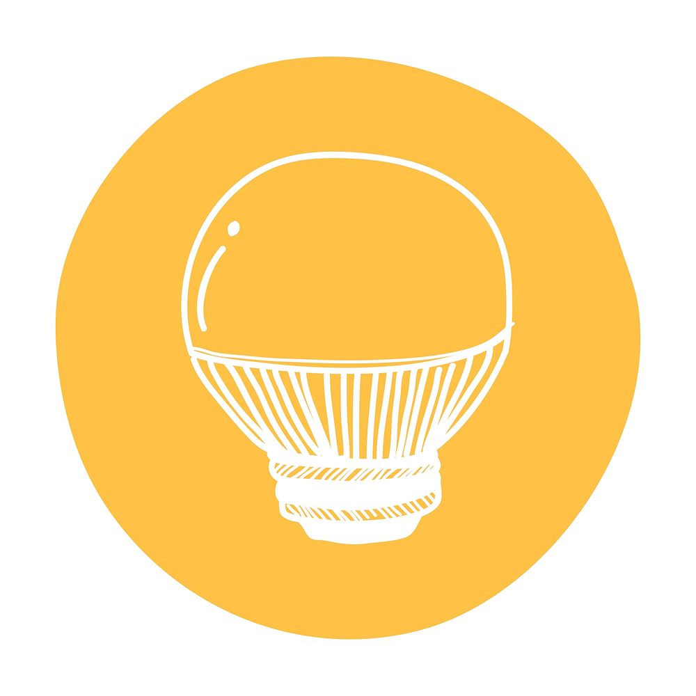 Vector Of A Lightbulb | Free Vector Illustration - Rawpixel