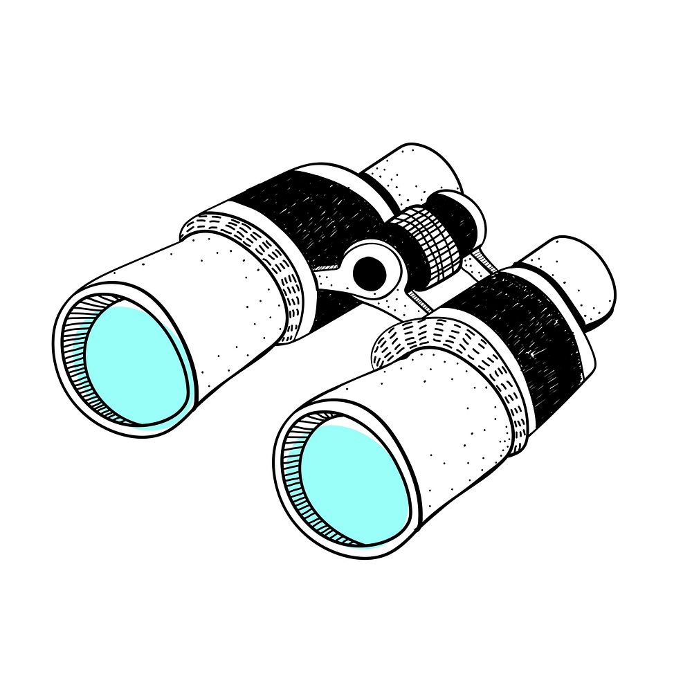Doodle of binocular