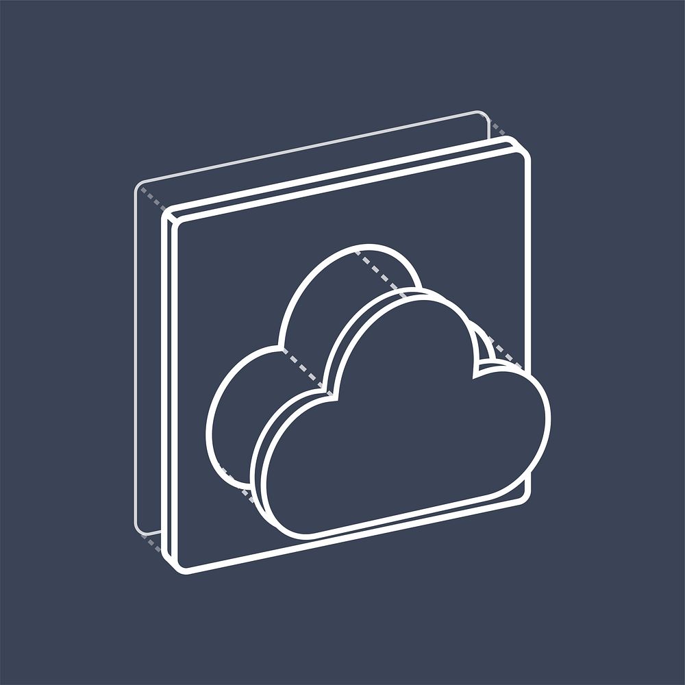 Cloud computing storage digital data connection