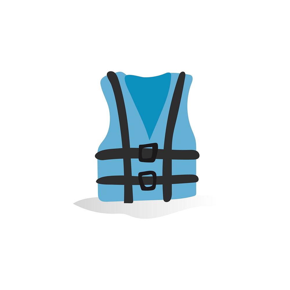 Illustration of life vest