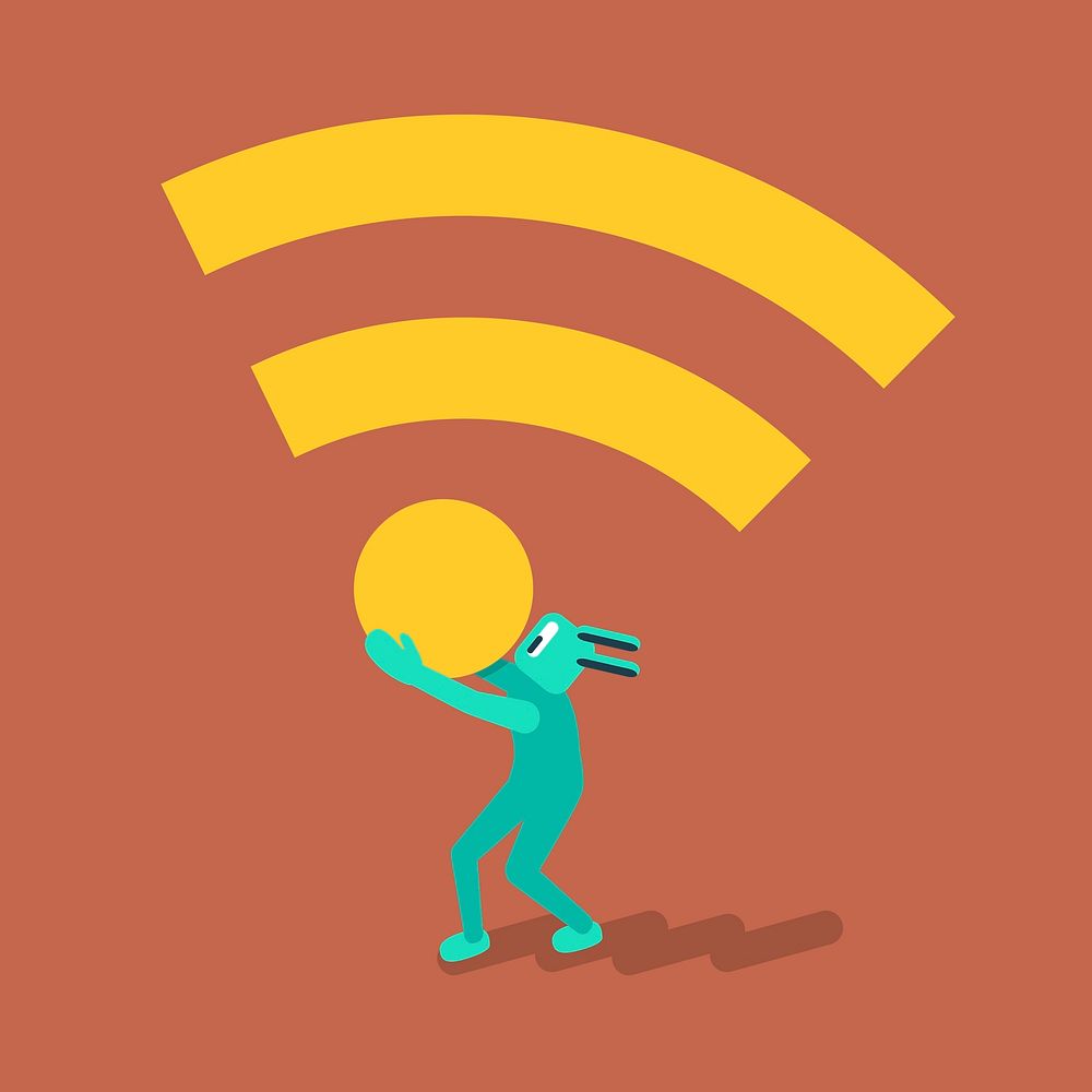 Illustration of social media