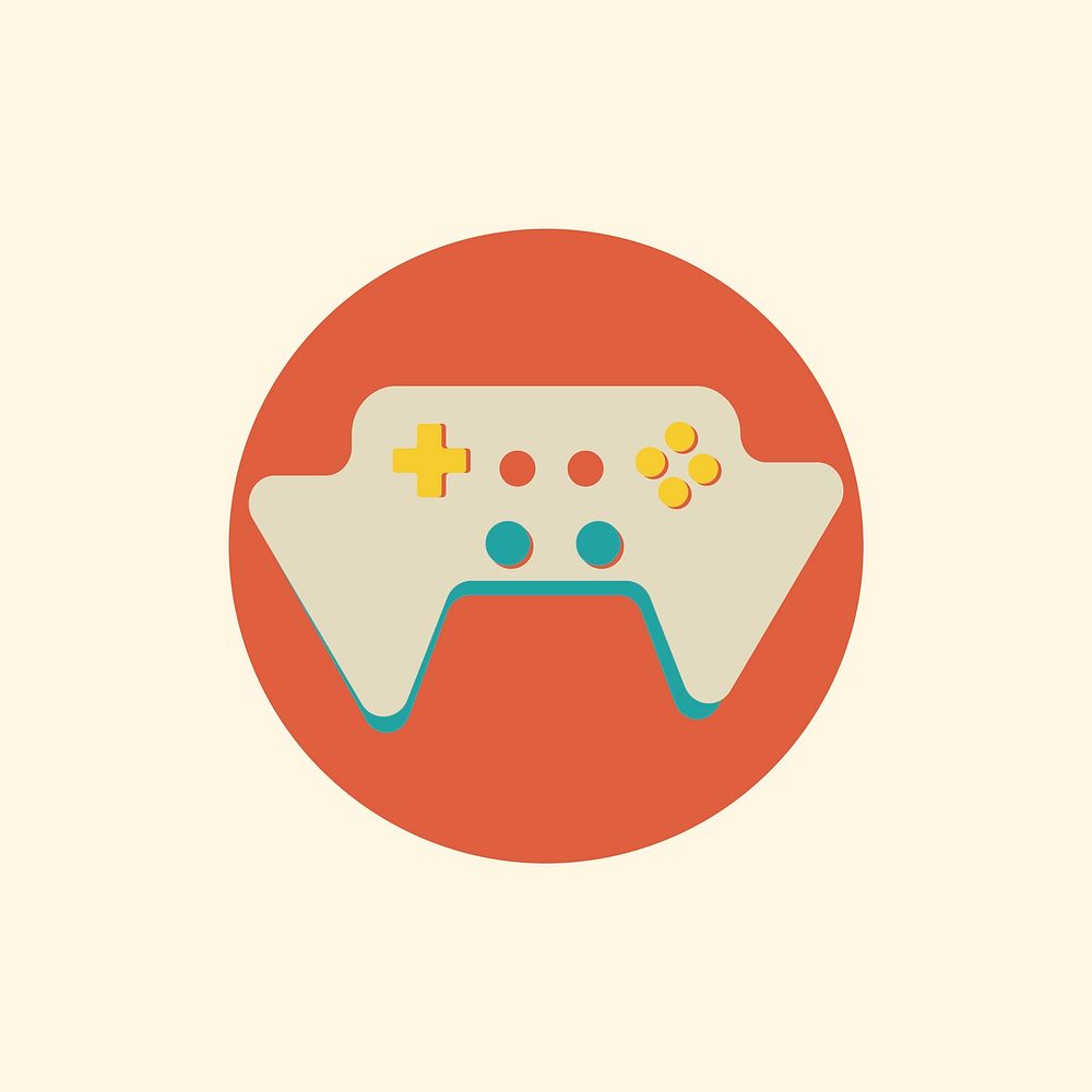 Illustration of game console vector